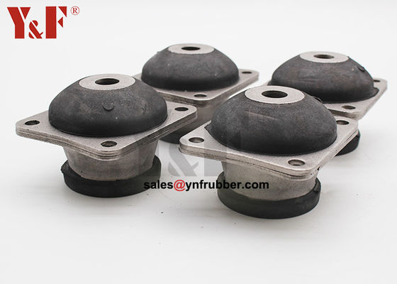 Fabricantes de moinhos anti-vibração de borracha de flange Industrial
