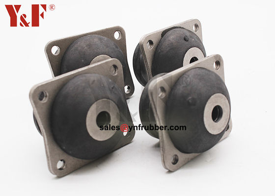 Tipos de monturas anti-vibração com flanges de alta capacidade de carga