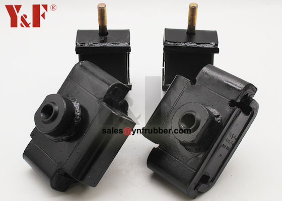 OEM Black Flanged Rubber Mounts Supplier Shock Reduction Excelente