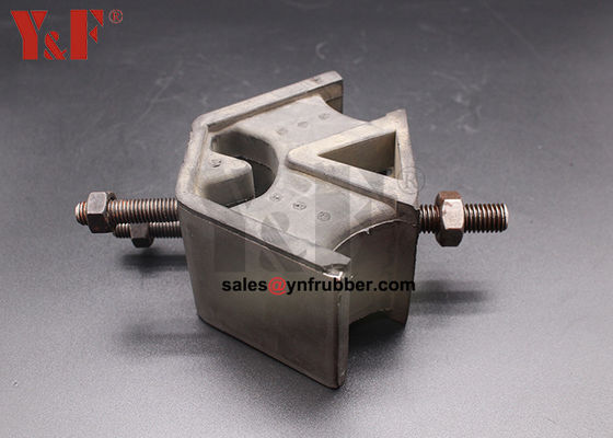 Isoladores de vibração de borracha de flange montados para máquinas de construção industrial