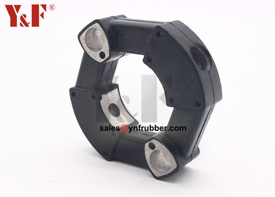 Conector de acoplamento de borracha preta Acessórios de tubos de borracha flexíveis
