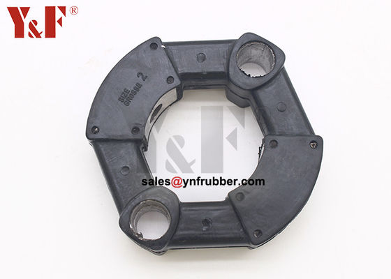 Conector de acoplamento de borracha preta Acessórios de tubos de borracha flexíveis