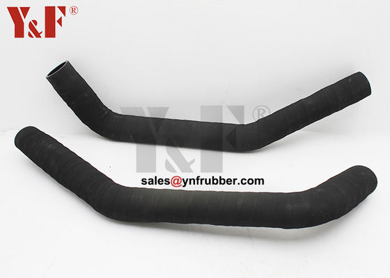 E320GC Excavador preto manguera de borracha de substituição de radiador manguera UP SGS