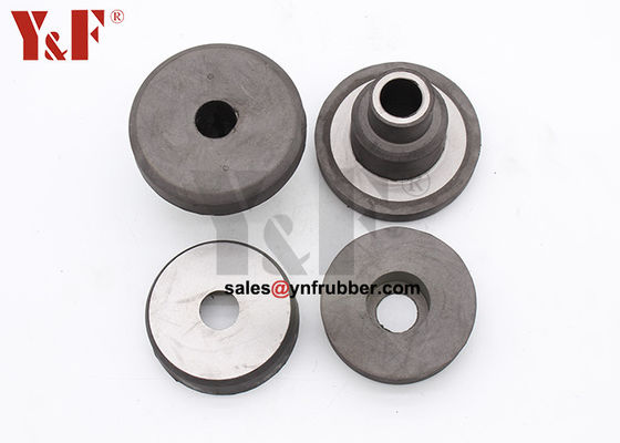 Pés de montagem de isolamento de borracha preta resistente a choques EC210 Motor de borracha