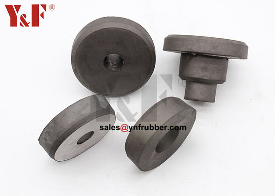 Pés de montagem de isolamento de borracha preta resistente a choques EC210 Motor de borracha